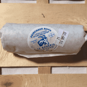 FROMAGE DE CHEVRE bûche - demi-sec cendré - 300 g -